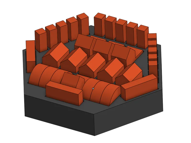 Hex Storage Organizer for Settlers of Catan
