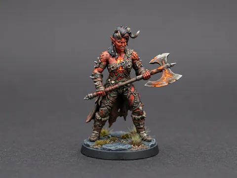Adorno temático: Karlach DND — referencia de MakerWorld