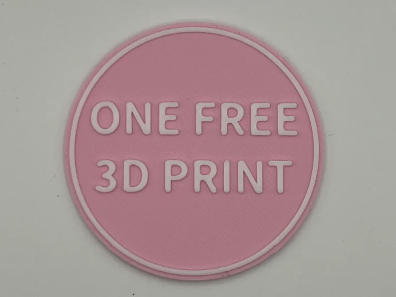 Free 3D Print Coupon