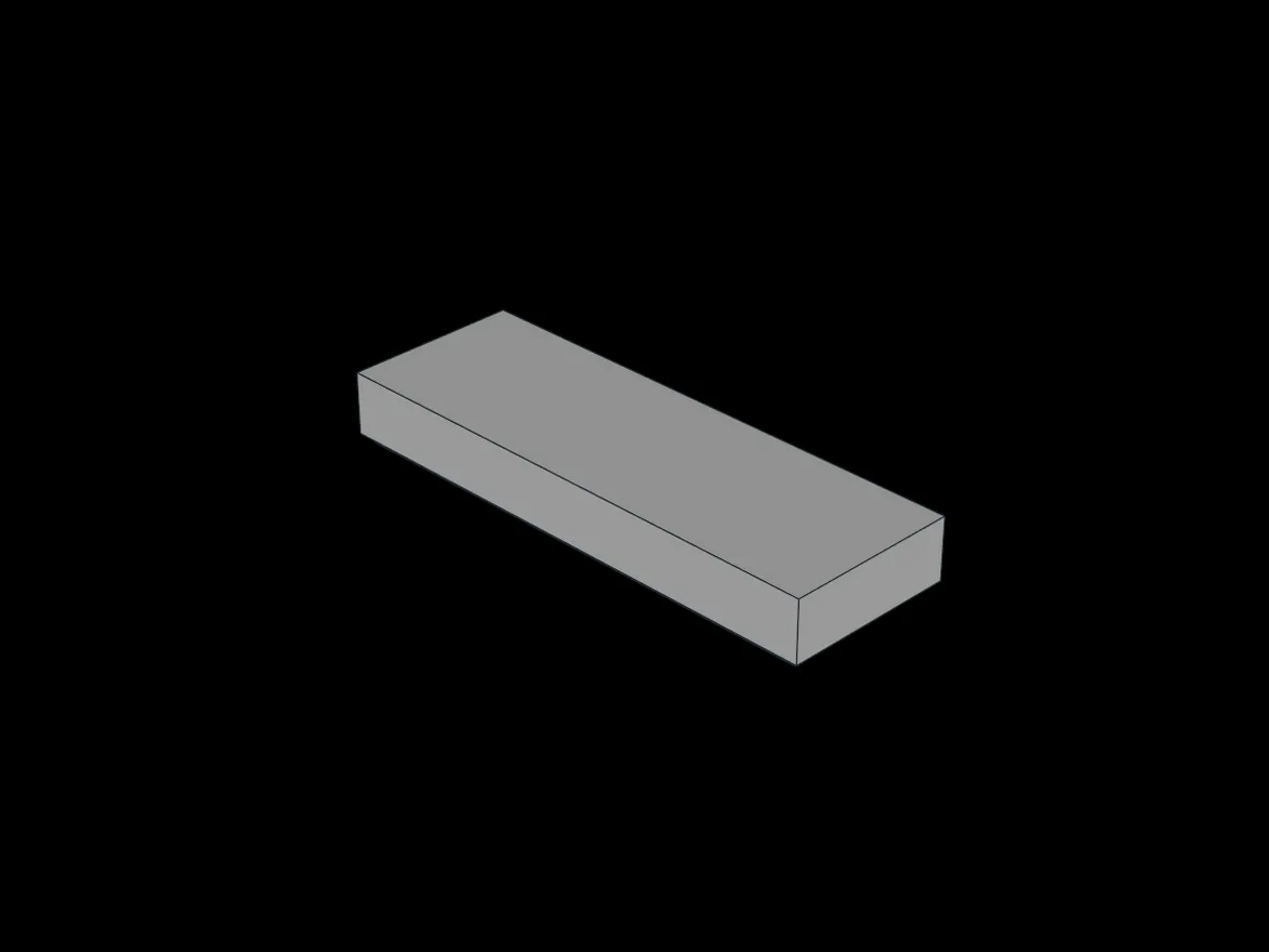 Brick Compatible Tile 1 x 3