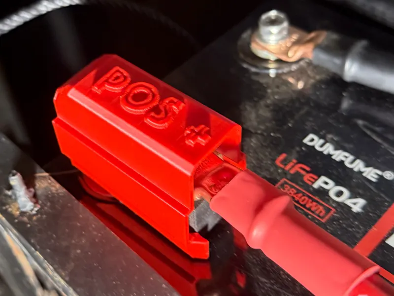 terminal cover for on terminal fuses