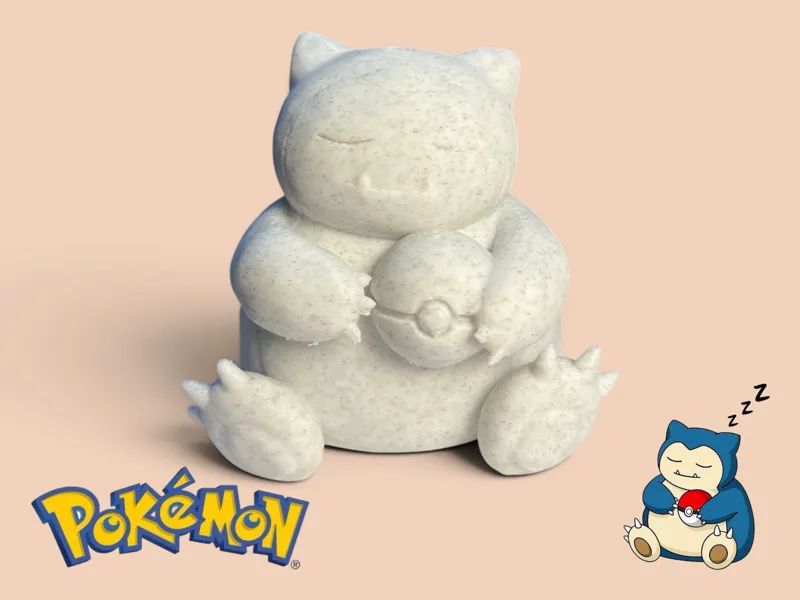 Cute Sleeping SNORLAX  – Chibi Relax Figure