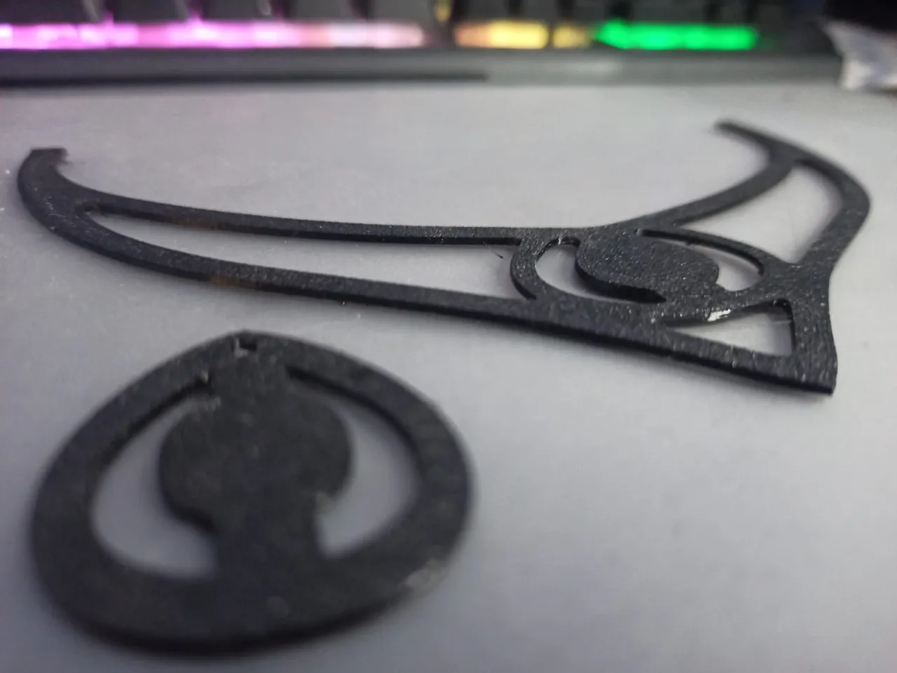 Minimalist Heart Necklace & Earrings | Easy Print view 4