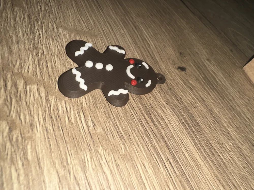 Modelling Icing Gingerbread Couple Keychains - Free 3D Print Model - MakerWorld