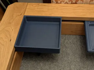 Modular Game Table Corner Dice Tray - MGT