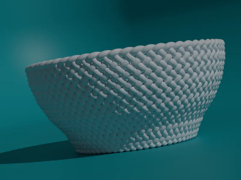 Woven Basket Bowl