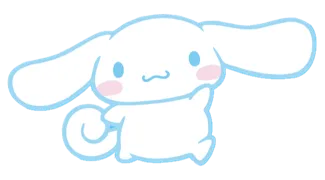 Cinamoroll keychain