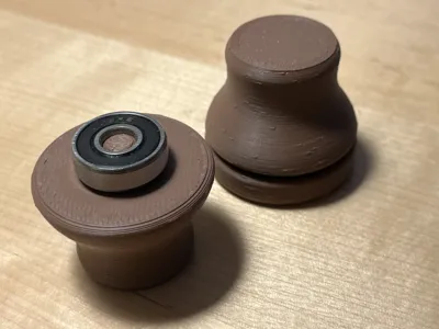 Pottery trimming spinner tool - 608 bearing
