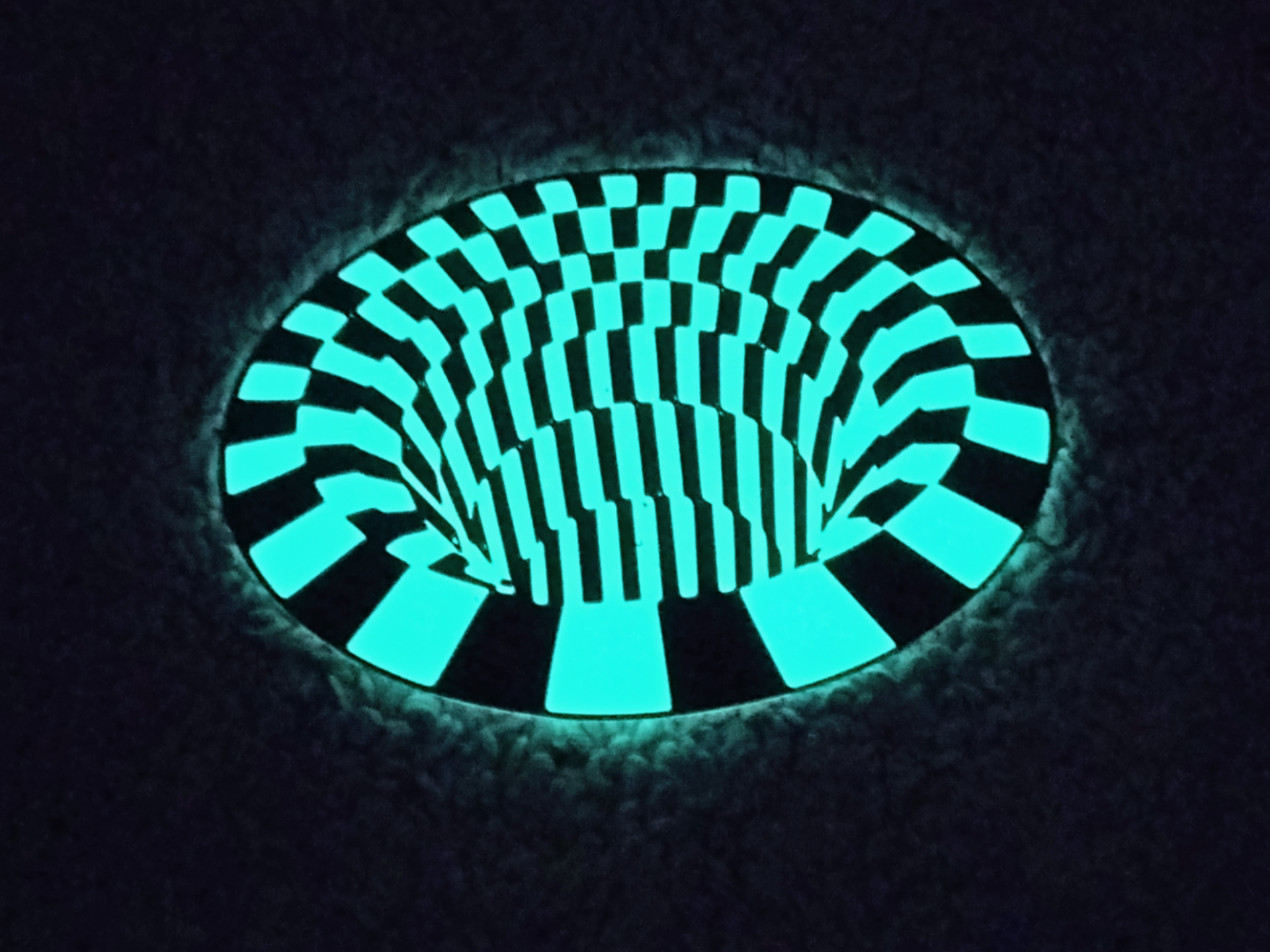 Glow in the dark Optical Vortex 