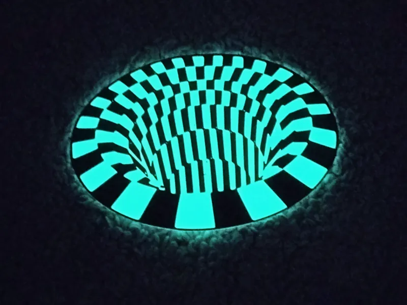 Glow in the dark Optical Vortex 