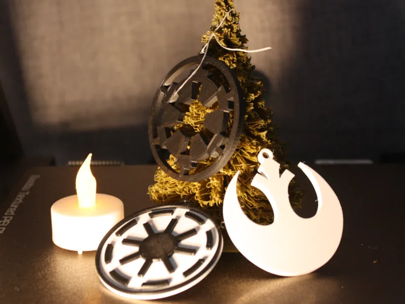 Star Wars Christmas Ornaments | 3 Pack