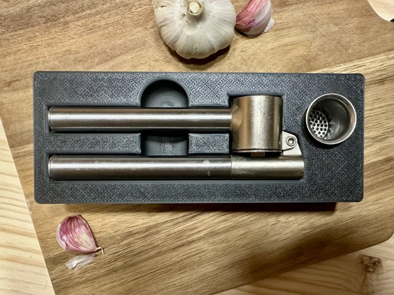 Kitchen Gridfinity: Ikea Koncis Garlic Press