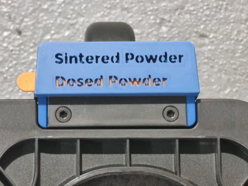 Sintered/Dosed Tag - Fuse Series Powder Cartridge