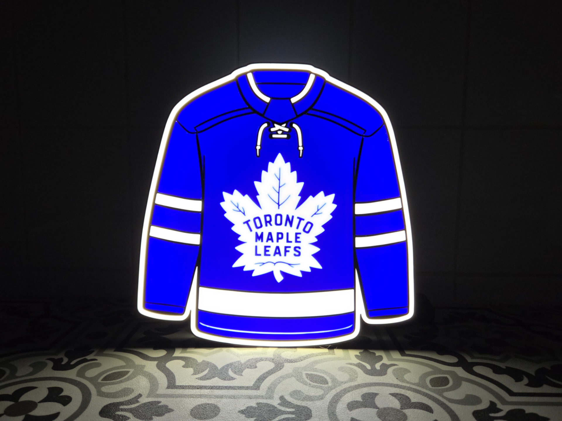 Toronto Maple Leafs Jersey LED Lightbox Sign