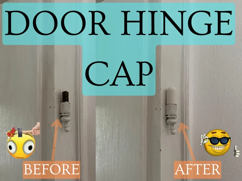 Door Hinge Cap Simple Quick Easy No Support
