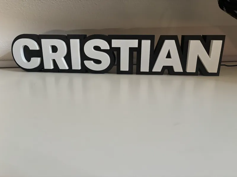 Name sign led