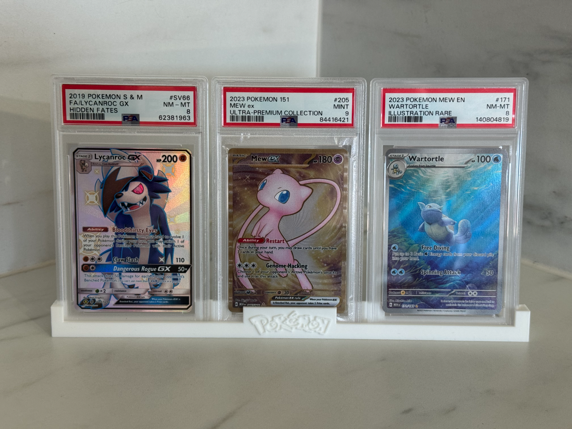 Pokémon Graded Card Stand — 3 Cards by IRock_Gabriel