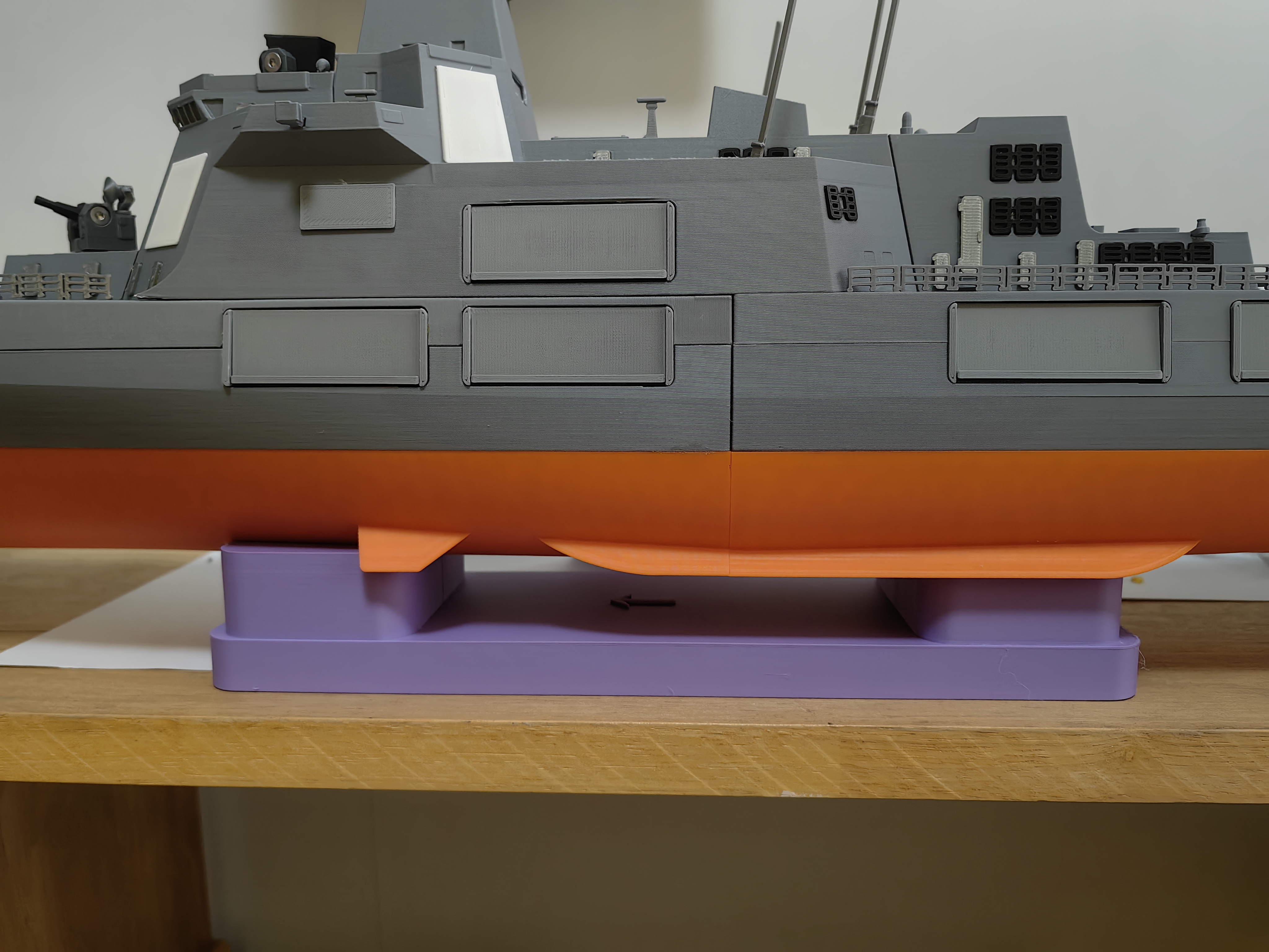 Miniatura 2 do modelo 3D 055驱逐舰-cyberbrick摇控版