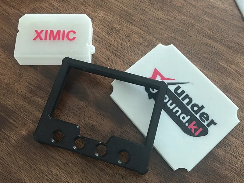 HDZero Monitor Set: Bumper, Cover, Battery tray