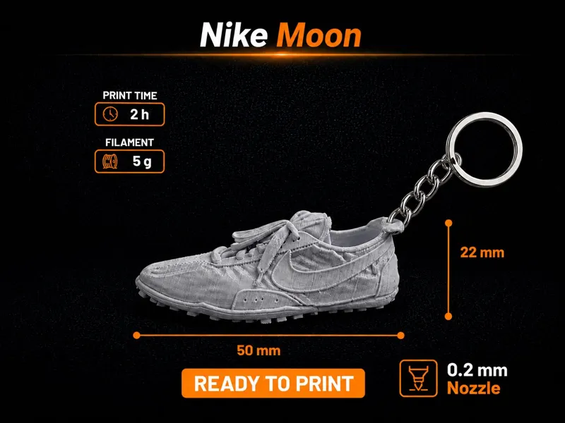 Schlüsselanhänger Nike Moon