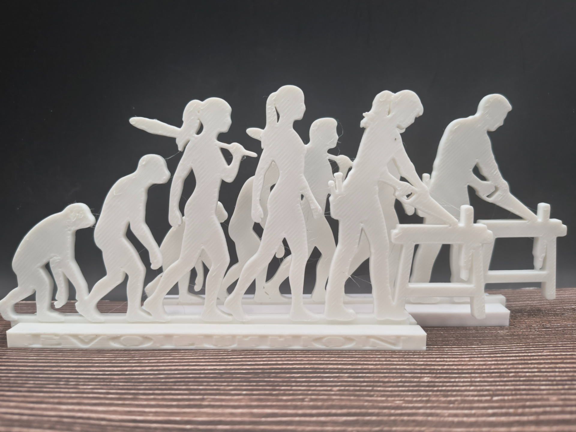 Human Evolution to Carpenter- Decor