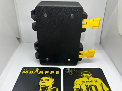 Sticker Holder Box with Removable Lid