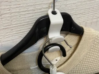 Closet hook double