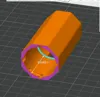 Extended motor sleeve, suitable for motors with a casing length of 35mm or less0.2mm layer, 2 walls, 15% infill