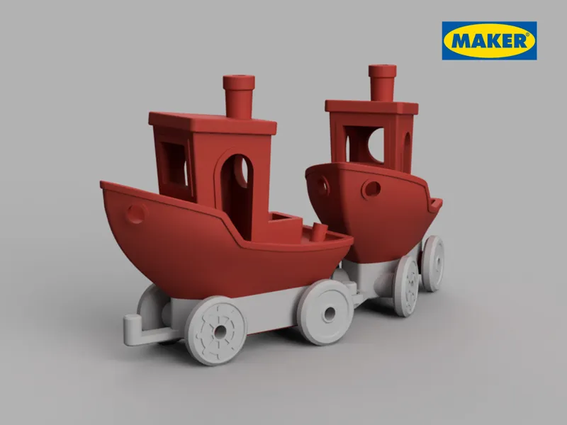 3DBenchy Ikea Brio/Lillabo Tiny Train