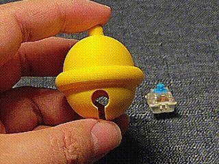 铃铛点击器解压按键(机械键轴)