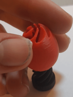 Twisting egg fidget