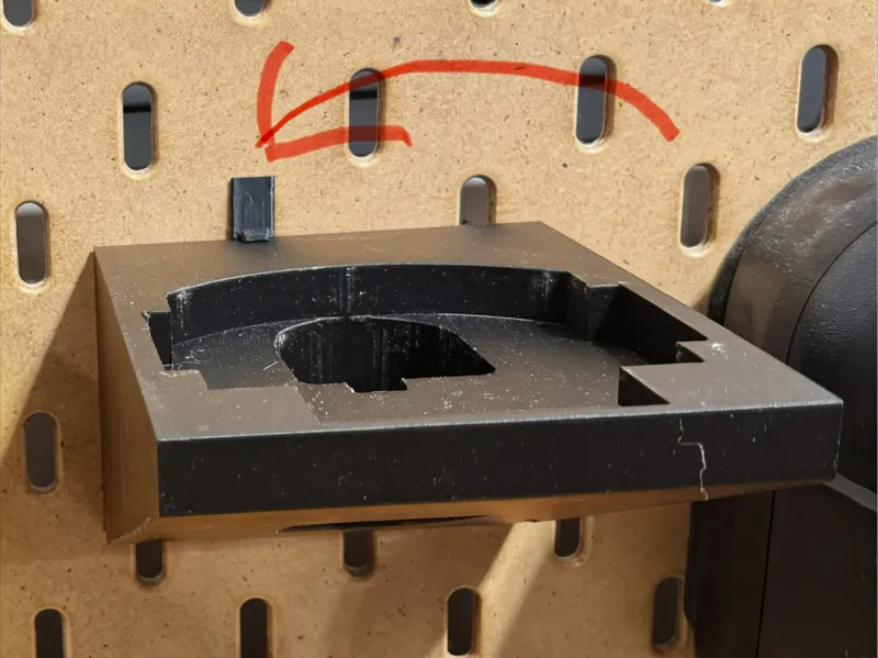 Plug for Skadis Ryobi Tool Holders