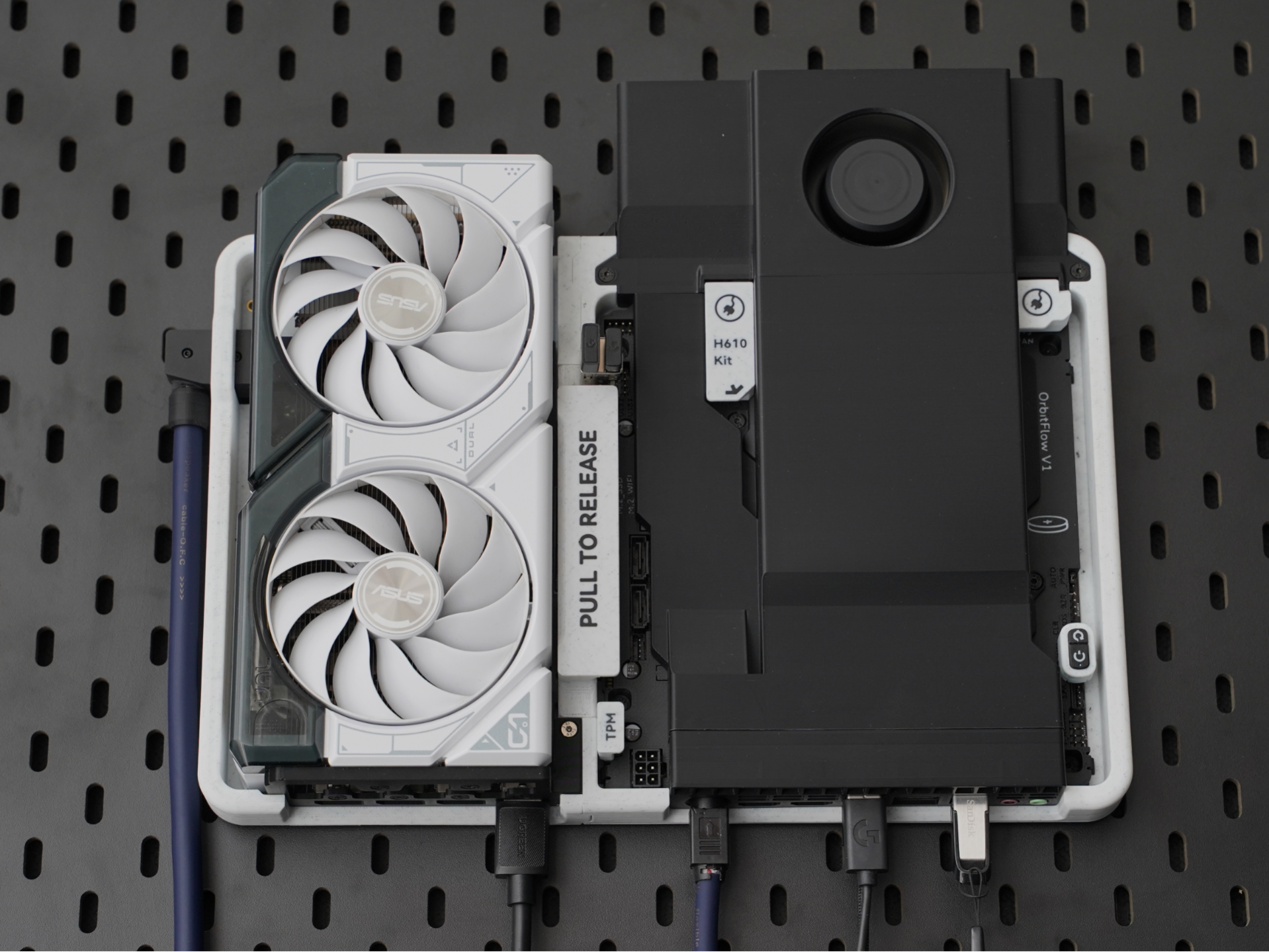 OrbitFlow Wall-Mounted ITX Chassis Kit V1.2