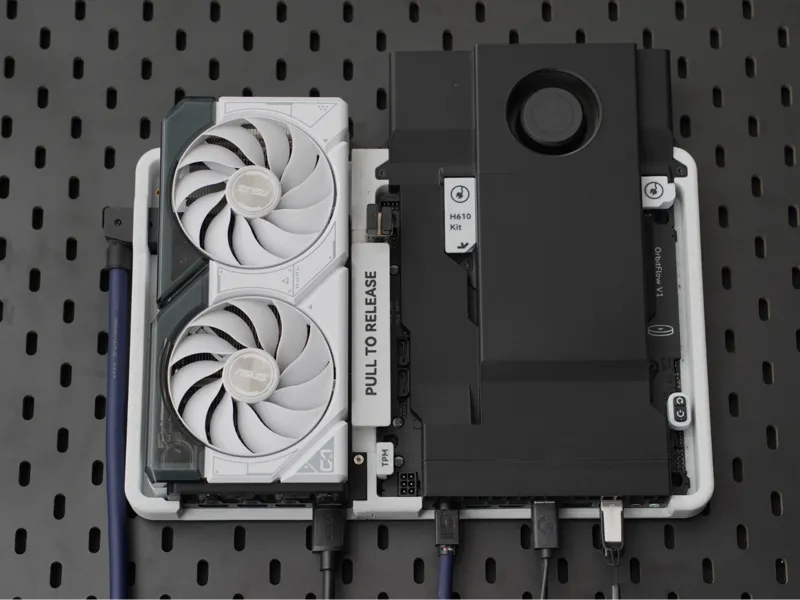 OrbitFlow Wall-Mounted ITX Chassis Kit V1.2