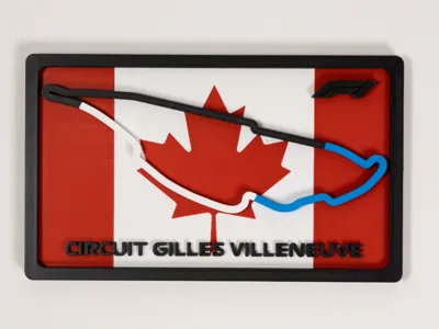 CANADA MONTREAL F1 FRAME