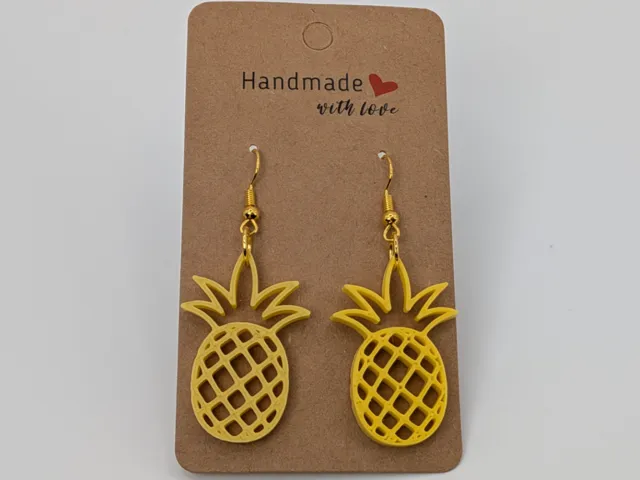 Simple pineapple earrings