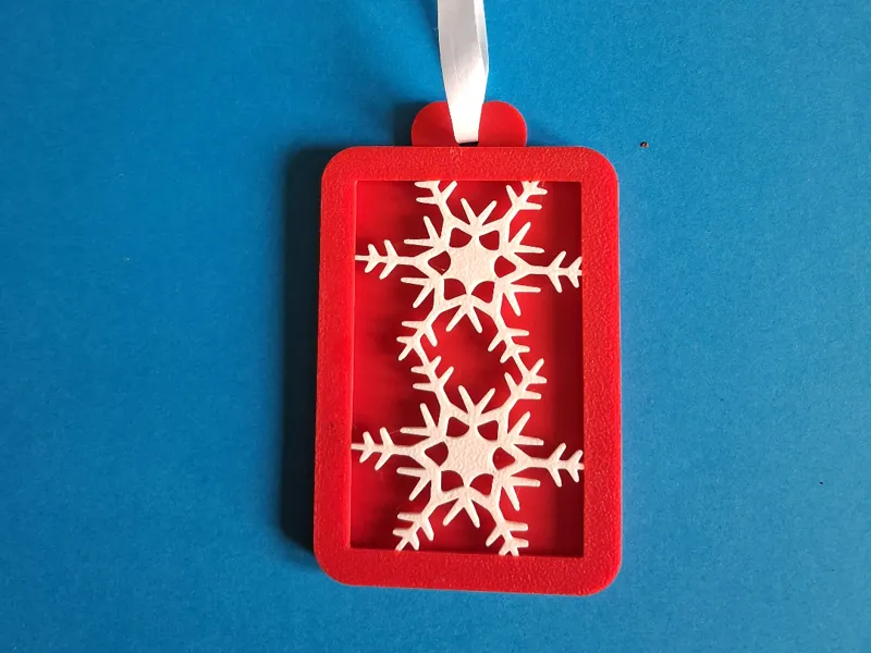 Christmas gift card holder/hanger