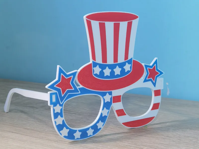 America 250th Anniversary Patriotic Glasses 6