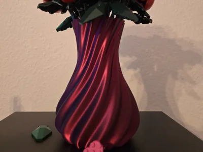 Curved Decorative Vase