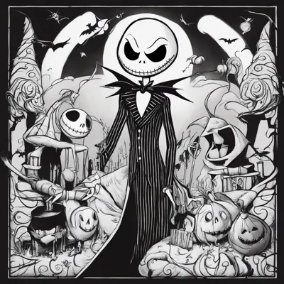 Nightmare Before Christmas Hueforge WallArt 2
