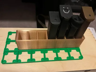 Gridfinity glock magazine holder