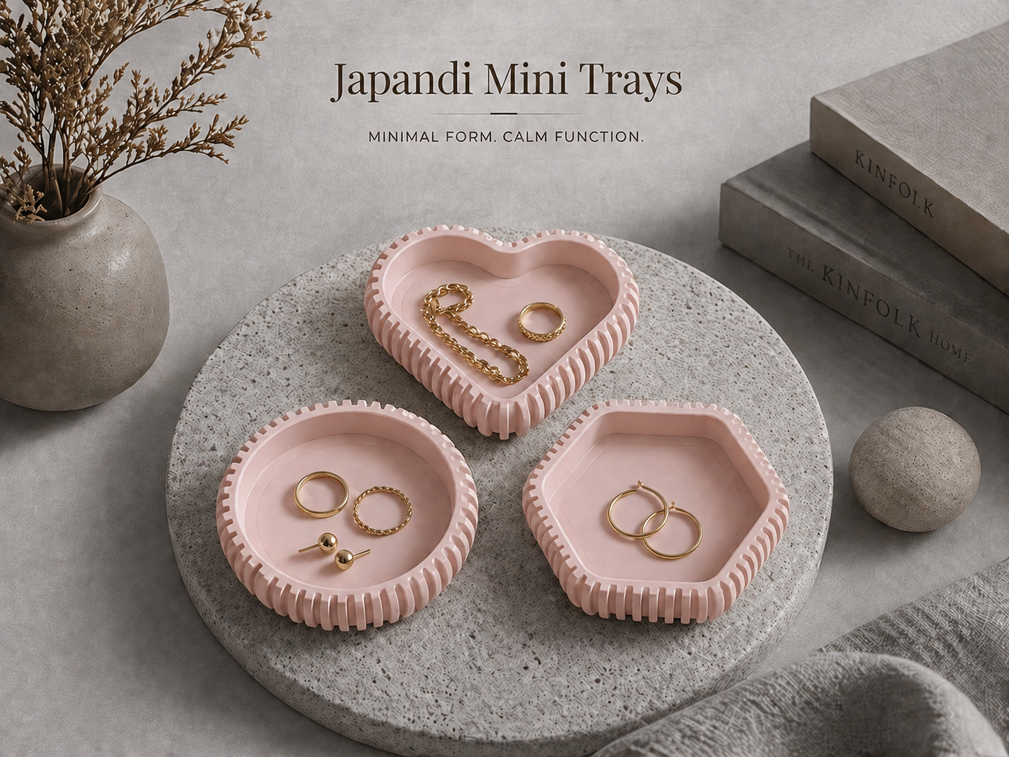 Miniatura 3 do modelo 3D Japandi Mini Trays