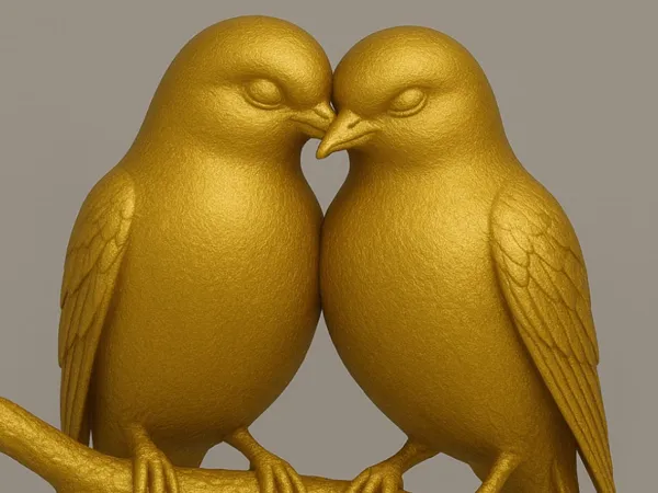 Oiseaux amoureux