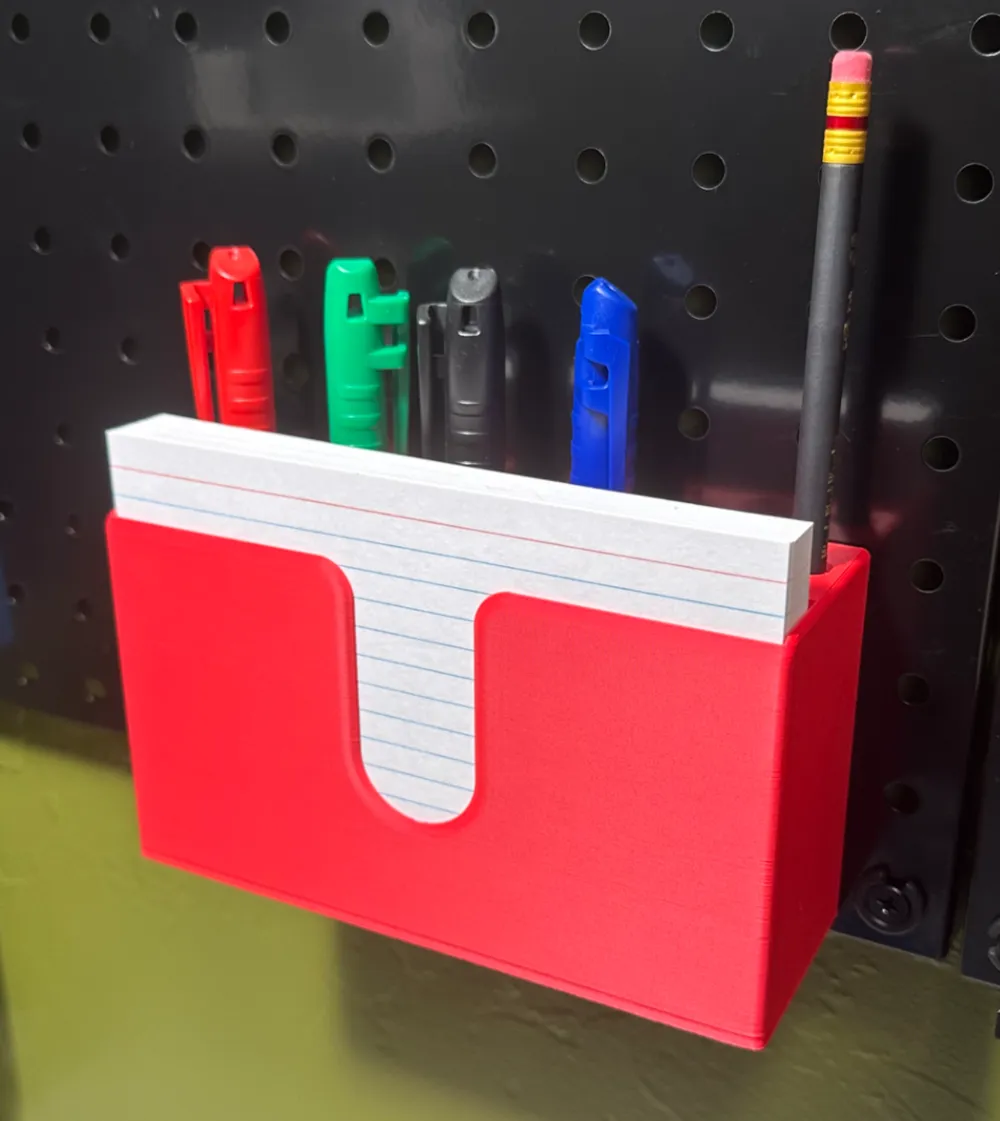 Sy s index card marker pen and pencil holder by ted9000 makerworld