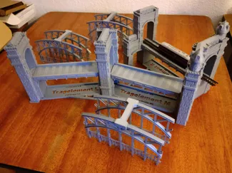Modelleisenbahn Spur N Brücke - MW und Stahl / 1