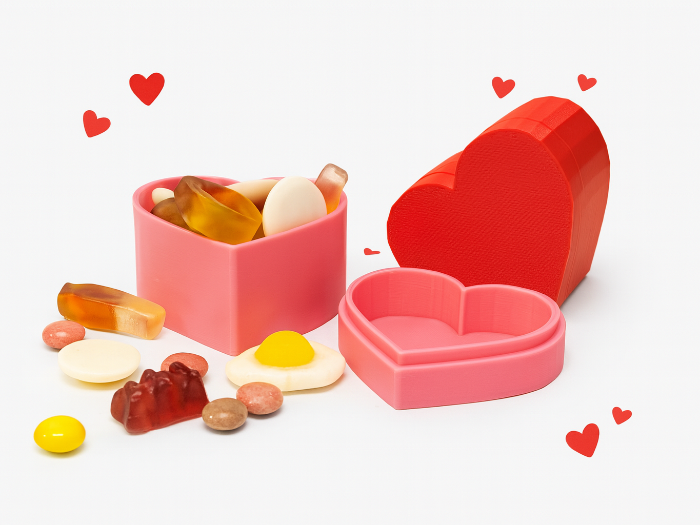 Valentines Hunt Heart Sweetie/Candy Boxes