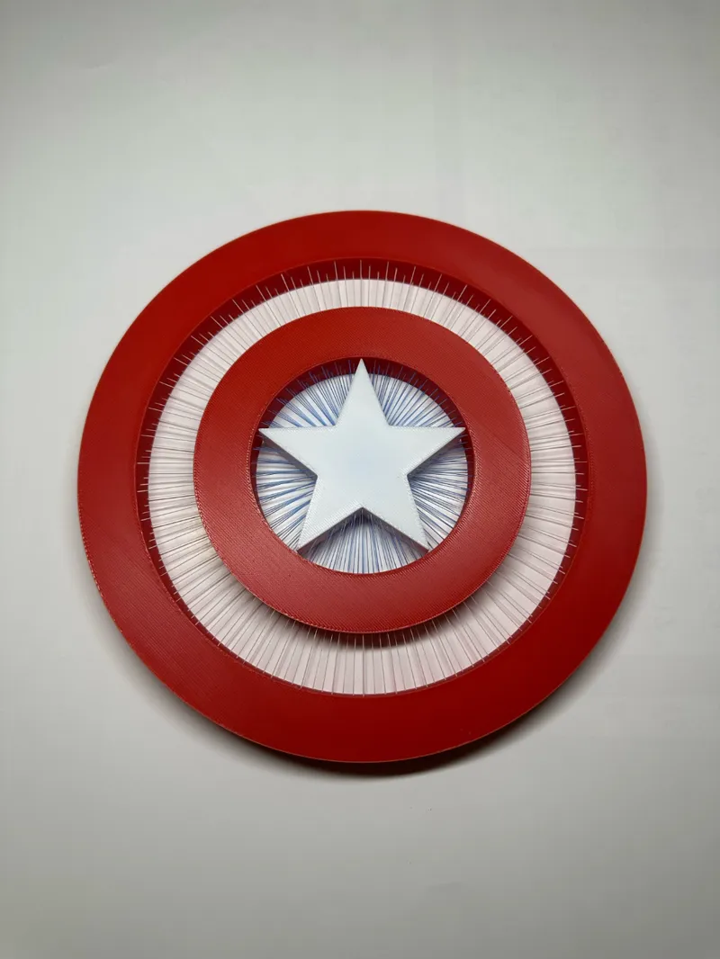 Captain America String Art