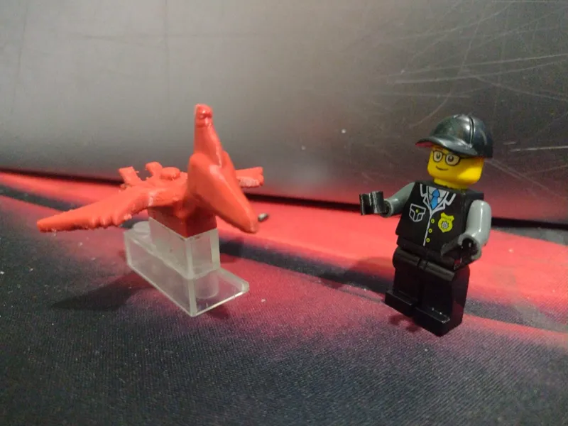 Baby pteranodon inspirado en ladrillos