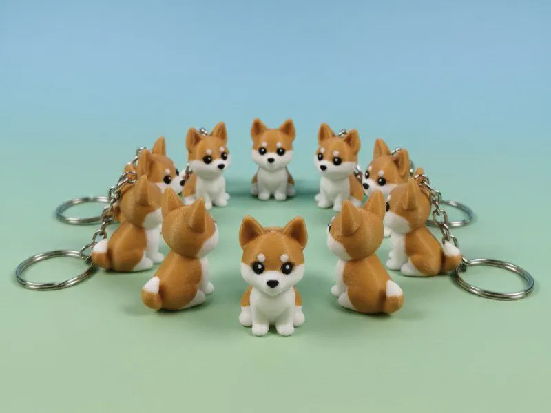 Shiba inu keychain