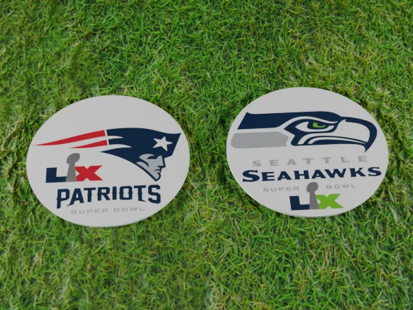 Seattle Seahawks Superbowl LX Coaster